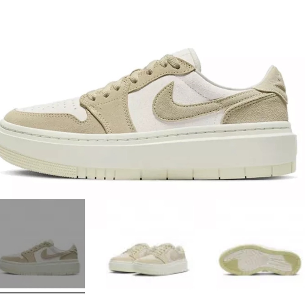 Nike Jordans Air Jordan 1 Low Elevate Tan Suede